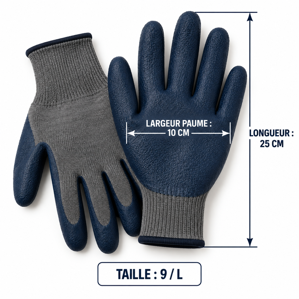 Paire de gants de jardinage – Taille L