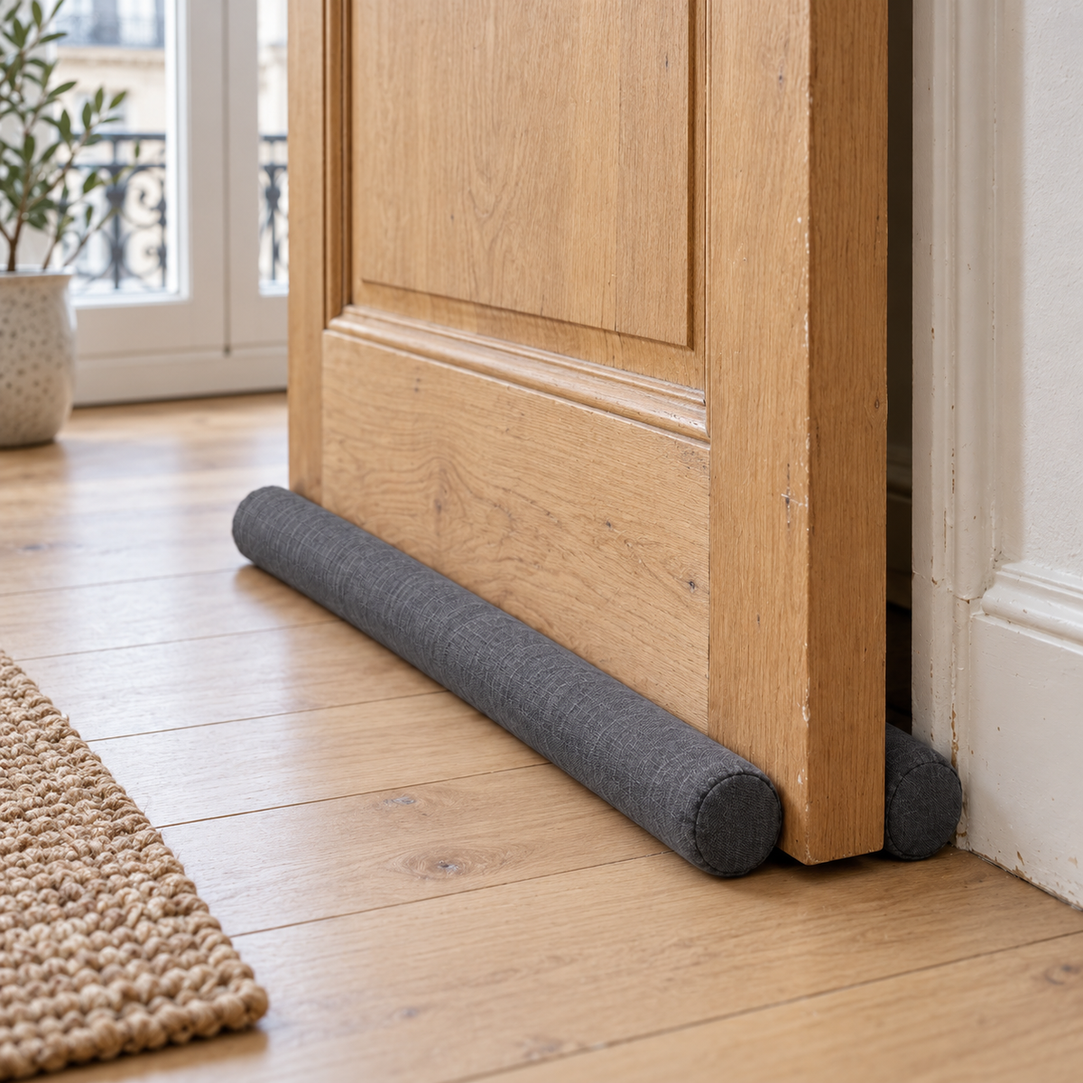Bas de porte isolant double