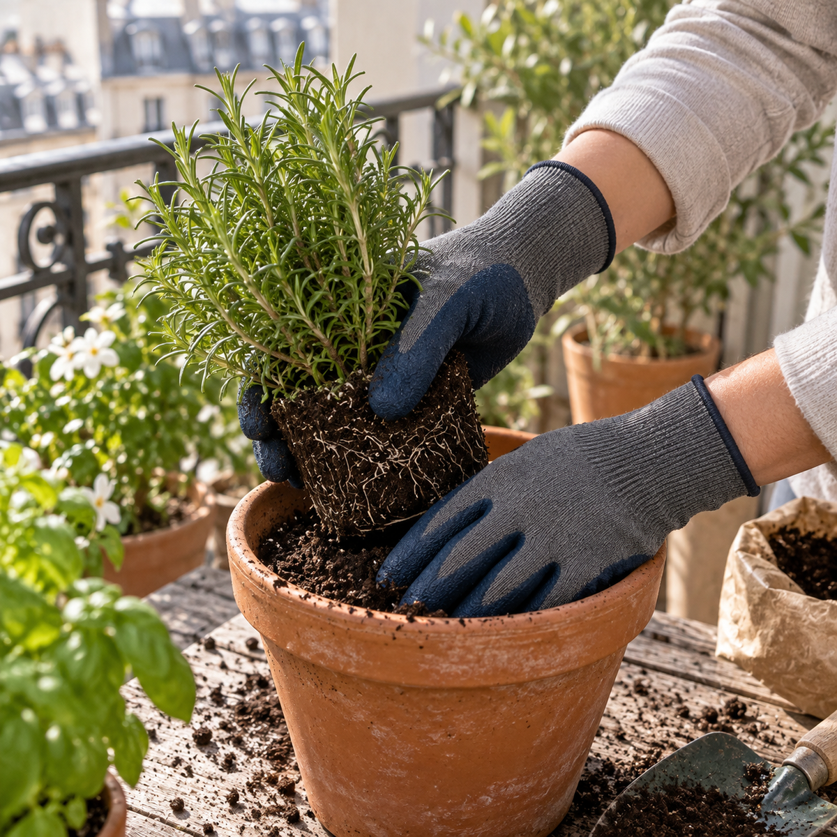 Paire de gants de jardinage – Taille L